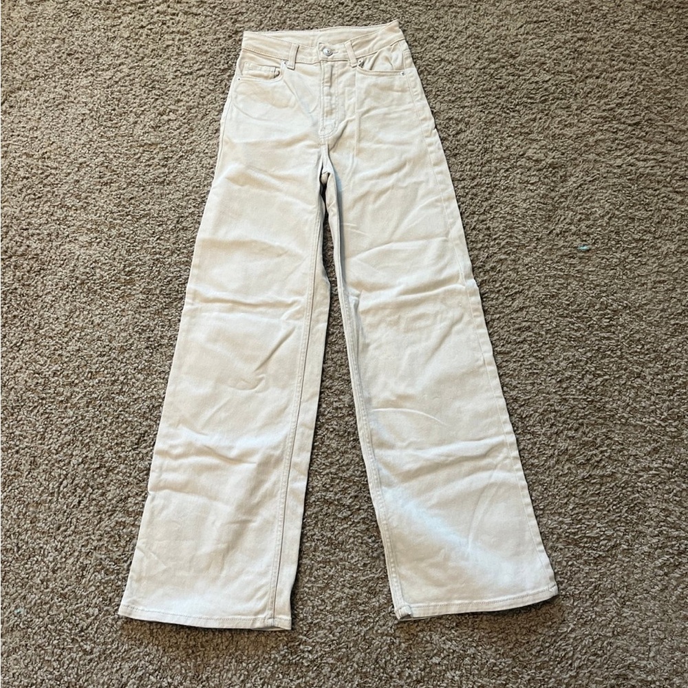 Tan Denim Jeans